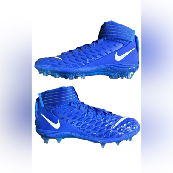 Nike Force Savage Pro 2 Royal Blue White Football Cleats AH4000-400 Mens Size 14